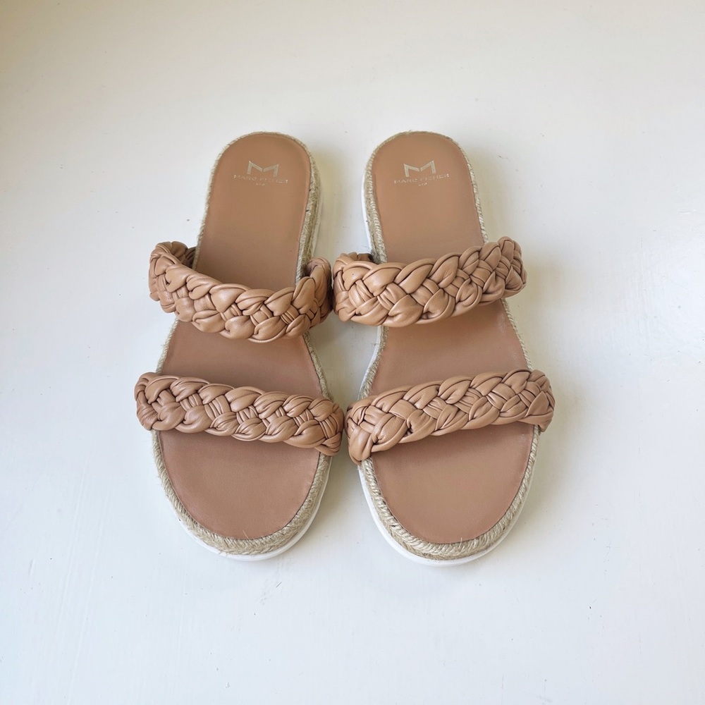 Marc Fisher LTD Jamiee Leather Braided Flats